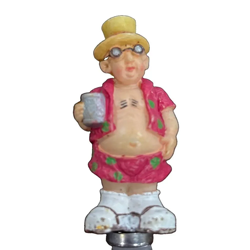 Boston Warehouse Resin Beach Vacation Man Cheese Condiment Dip Spreader